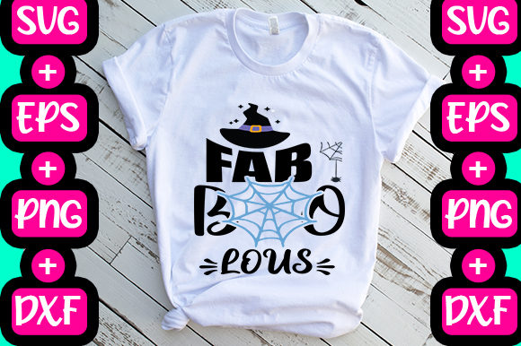 Fab Boo Lous Graphics for T-Shirt Designs