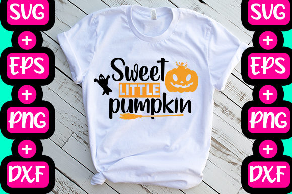 Sweet Little Pumpkin: Graphics for T-Shirt Designs & Editorial Use