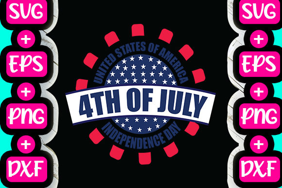 United States of America 4th of July Graphics